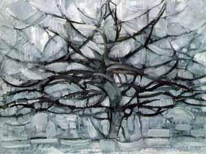 Piet Mondrian Gray Tree oil painting image